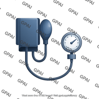 Blood pressure monitor symbol