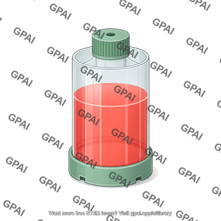 Cylindrical cell culture flask g rex 100m full liquid