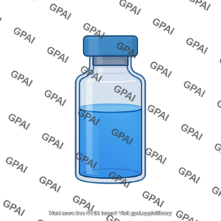 Injection vial symbol