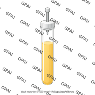 Anaerobic culture tube hungate type full liquid round bottom