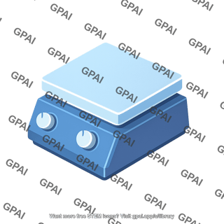 Magnetic stirrer hot plate symbol