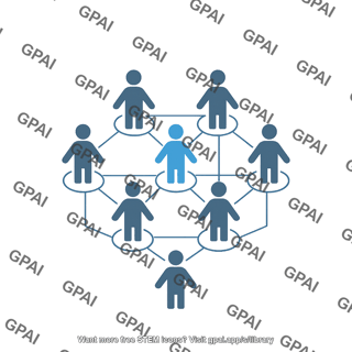Network of people symbol