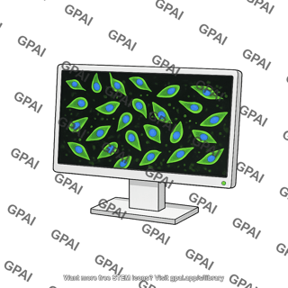 Computer screen immunofluorescence microscopy