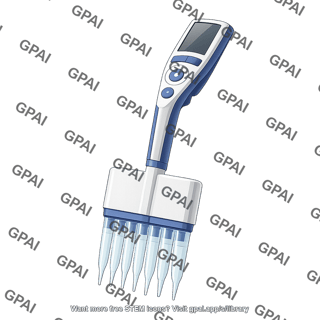 Electronic 12 channel pipette rainin e4 xls with big tips