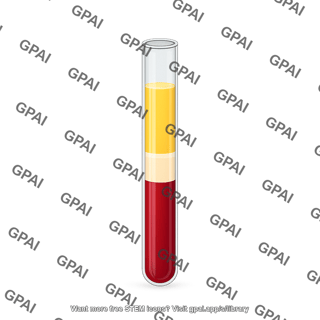 Cpt tube blood after centrifugation