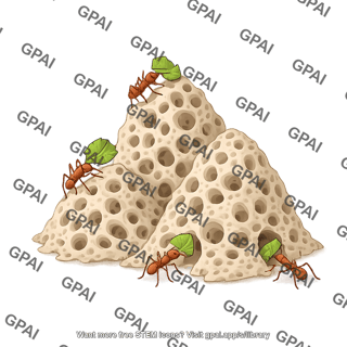 Fungus with leafcutter ant
