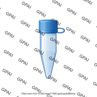 Gdna vial empty with cap