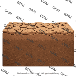 Land soil dry