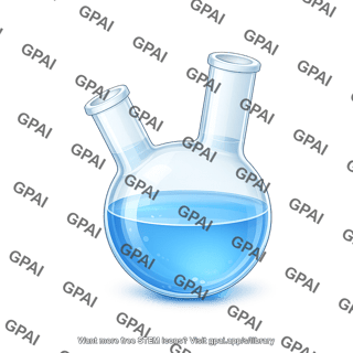 Round bottom flask 2 port