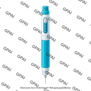 Insulin pen uncapped