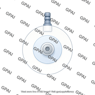 Circular surface electromyography emg electrode with adhesive