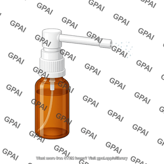 Oral spray bottle sublingual spray open