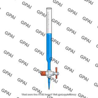 Burette with liquid 3
