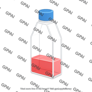 Cell culture flask upright