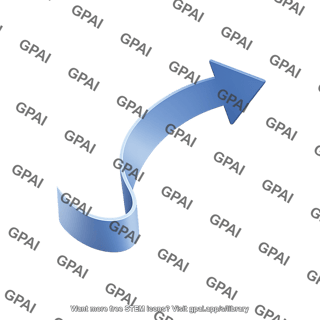 Curved arrow 3d 1