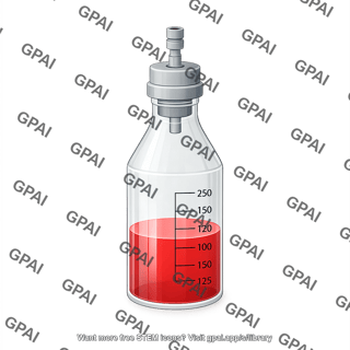 Anaerobic bottle 250ml 1 4 liquid