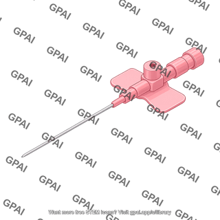 Peripheral venous catheter with stylet