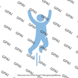 Person jumping symbol 1