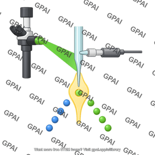 Fluorescence microscope electrophysiology
