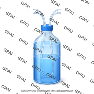 Bottle large with tubes