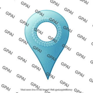 Location pin symbol