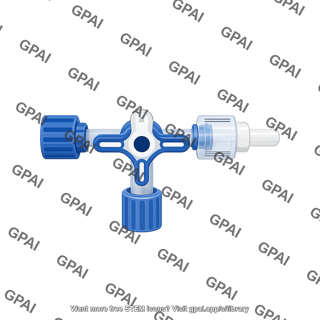 Three way stopcock connector