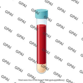 Cpt tube with cap blood before centrifugation