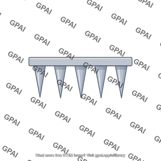 Microneedle array 2d