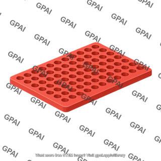 Rubber gasket bottom layer for hte kit 96 well 296