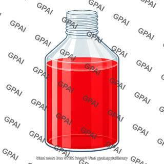 Media bottle 1 l full liquid