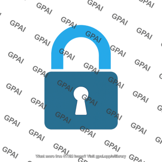 Padlock symbol closed