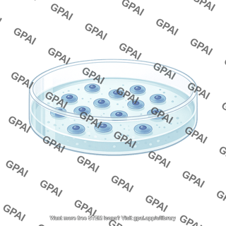 Petri dish with cells