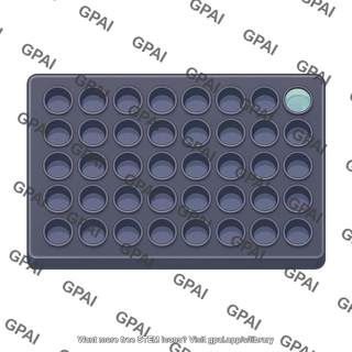 Well plate top view 48 wells 1