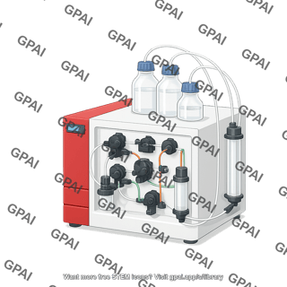 Protein purification system akta go with bottles and tubing