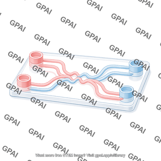 Microfluidic device top curved channels