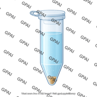Microcentrifuge tube 2ml full liquid closed with pellet 197