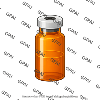 Lyophyilisation vial amber 10ml with liquid