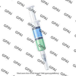 Syringe prefilled dual chamber full liquid capped 64