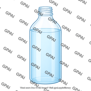 Bottle medium size full liquid 2 878