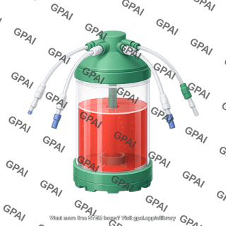 Cylindrical cell culture flask g rex 500m cs full liquid