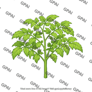 Tomato plant dwarf