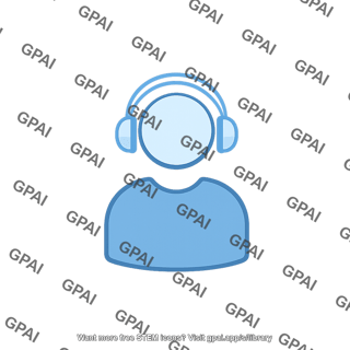 Person with headphones symbol