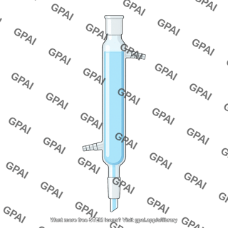 Liebig condenser 1 full liquid