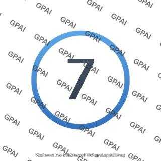 Number label 07