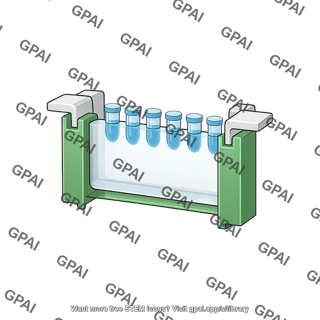 Protein electrophoresis equipment gel holder
