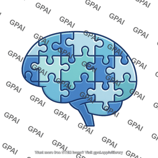 Brain puzzle piece