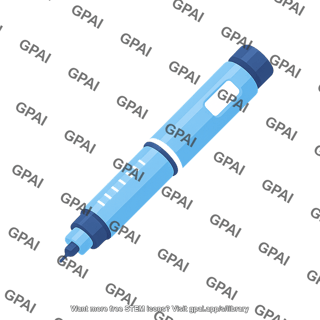 Insulin pen symbol