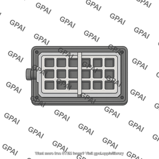 Hybridization cassette top view 16 wells well separator