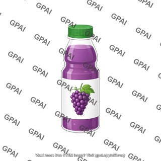 Bottle juice grapes