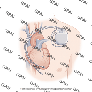 Icd device in situ